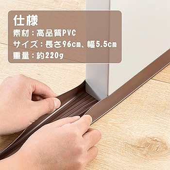 Amazon.co.jp: SENUN 冷気遮断 ボード ドア すきま風防止 隙間